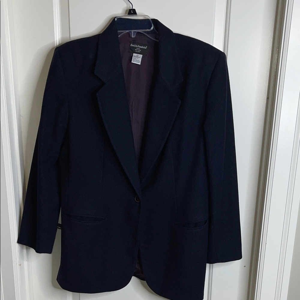 Vintage blazer wool and cashmere woman’s size L